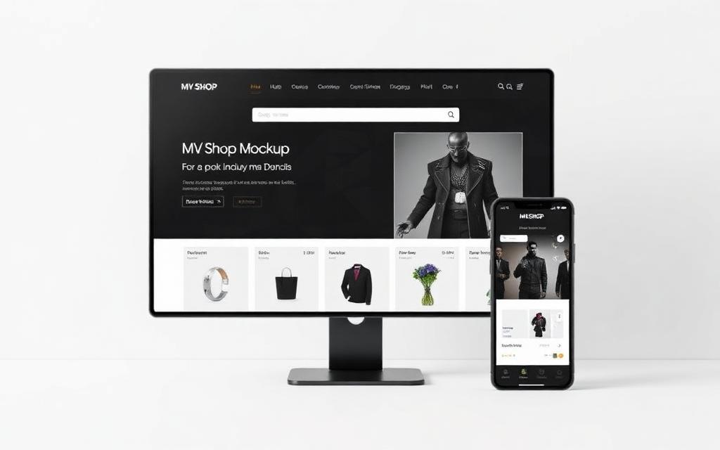MV Shop — site web réalisé par MV Communication